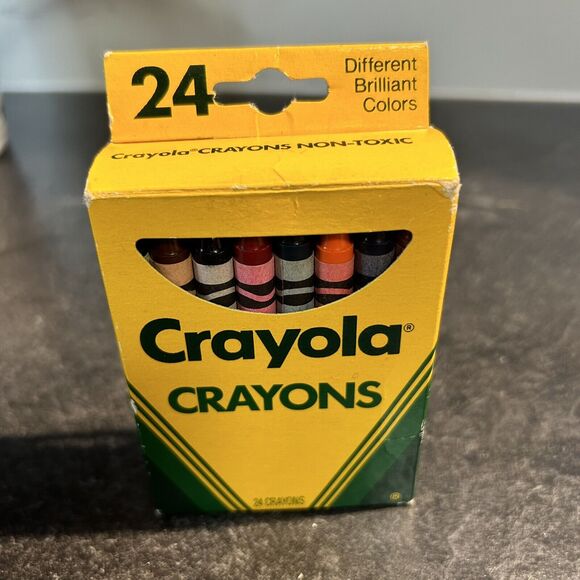 Vtg Crayola 1992 12 Pack Smooth Bright Colored Pencils & 1990 24 Pack Crayons - Picture 6 of 8